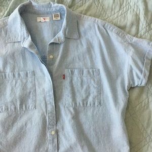 Chambray denim Levi’s short sleeve button down